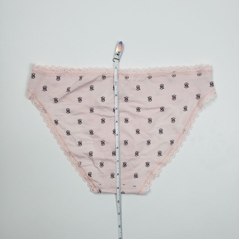 Victoria's Secret The Lacie Lace-Waist Bikini Panty Women's Medium VS Pink Print - Picture 8 of 16